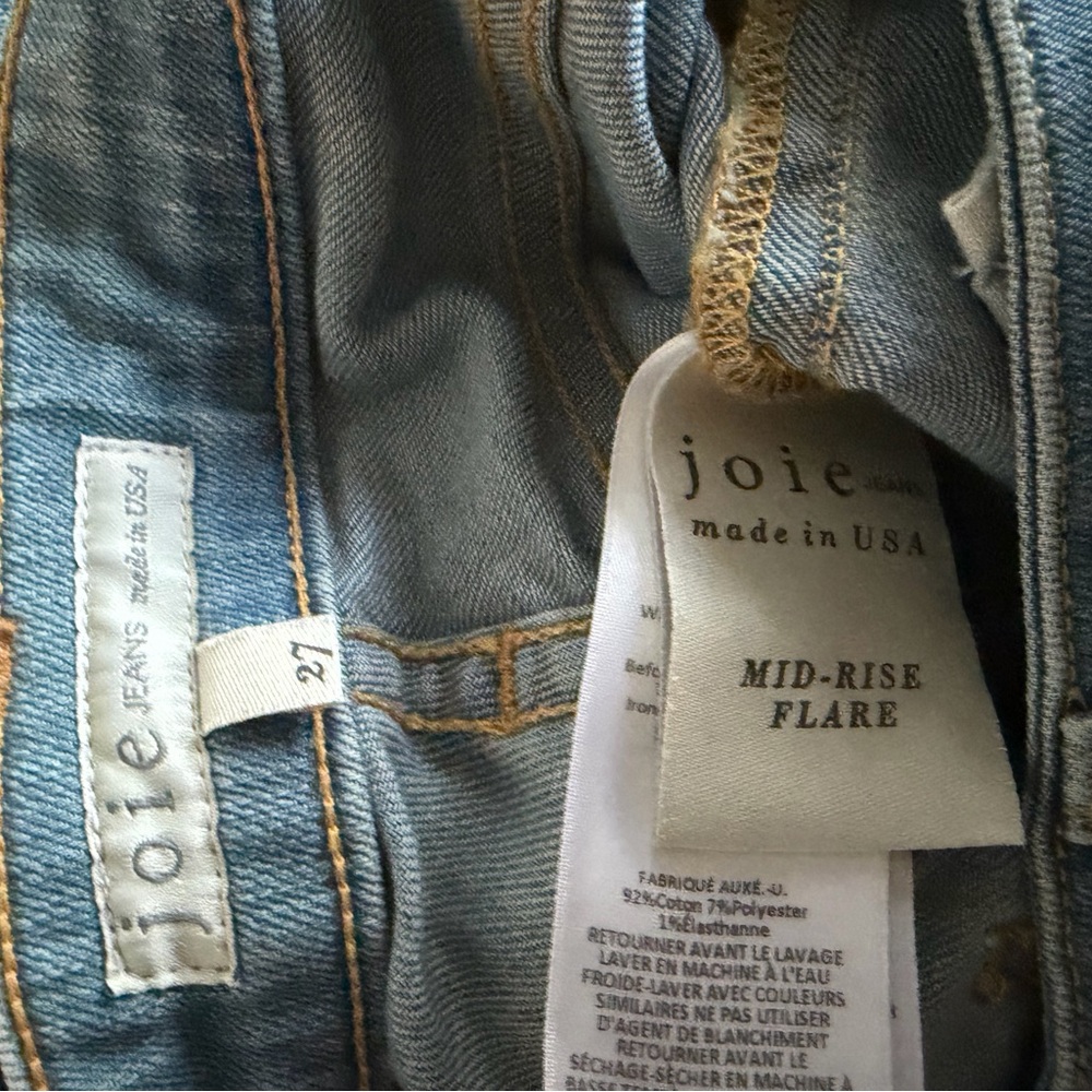 Joie Flare Women's Jeans in Blue - Picture 5 of 5